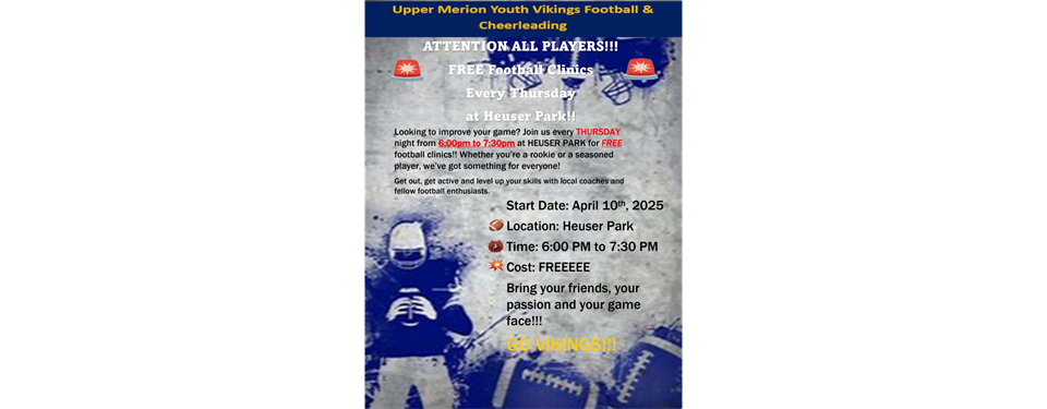 Free Spring Clinics are here!!!
